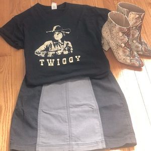 Brand New Free People Color Blocking Skirt